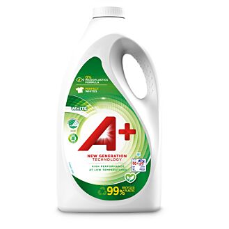 A + White flytende vaskemiddel - Forbruk