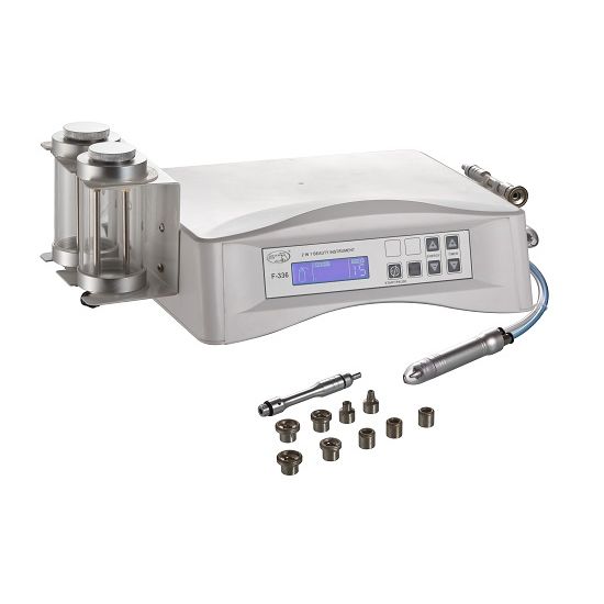 2 in 1 apparat Micro krystall slip og diamantslipnings apparat Silverfox - Hudpleieapparater
